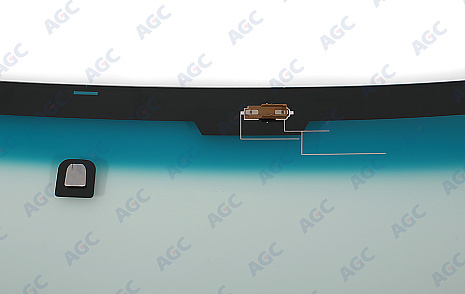 Фото MGC TOYOTA HI-LUX/FORTUNER 2015- Стекло ветровое Зеленое/Зеленая полоса -Ант-С обогревом зоны дворн.