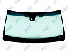 Фото AGC NISSAN PATROL Y62/ INFINITI QX56 2010- Стекло ветровое Зеленое/Голубая полоса -Кам -С обогревом зоны дворников-ДД-VIN