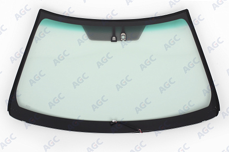 Фото MGC TOYOTA CAMRY 2014-2018 Стекло ветровое Зеленое/Зеленая полоса + Шумоизоляция -С обогревом зоны дворников-ДД - Доп.обор