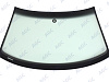 Фото NDG VOLKSWAGEN PASSAT B5 96-/SKODA SUPERB 2002- Стекло ветровое Зеленое/Серая полоса -Шелк.под ДД-VIN - Нижний молдинг