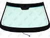 Фото MGC SSANGYONG ACTYON 2011-/KORANDO 2010- Стекло ветровое Зеленое/Голубая полоса -С обогревом зоны дворников -ДД