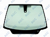 Фото БЕЗ РГ! CITROEN C4 2004-2011 Стекло ветровое Зеленое - Solar control -ДД-VIN-Доп.обор- Изм.шелк