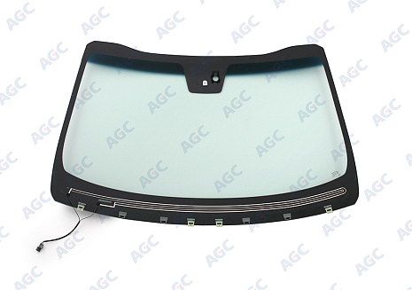 Фото MGC KIA SORENTO Prime 2015- Стекло ветровое Зеленое/Голубая полоса + Solar control + Шумоизоляция -С обогревом зоны дворников -ДД-VIN-Доп.обор