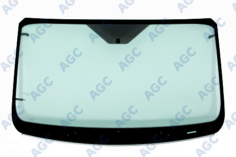 Фото MGC FORD TRANSIT V363 низк. 2014- Стекло ветровое Зеленое - Solar control -С полным обогревом-VIN-Инкапс- Без держ.зерк