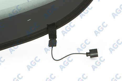 Фото MGC SKODA SUPERB 2008- Стекло ветровое Зеленое - Solar control -С полным обогревом-ДД-VIN-Инкапс