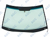 Фото MGC SUBARU B9 TRIBECA 4D UTILITY 2005- Стекло ветровое Зеленое/Голубая полоса + Solar control -С обогревом зоны дворников-VIN