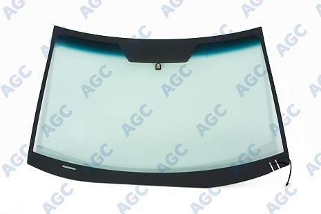 Фото MGC SUBARU B9 TRIBECA 4D UTILITY 2005- Стекло ветровое Зеленое/Голубая полоса + Solar control -С обогревом зоны дворников-VIN